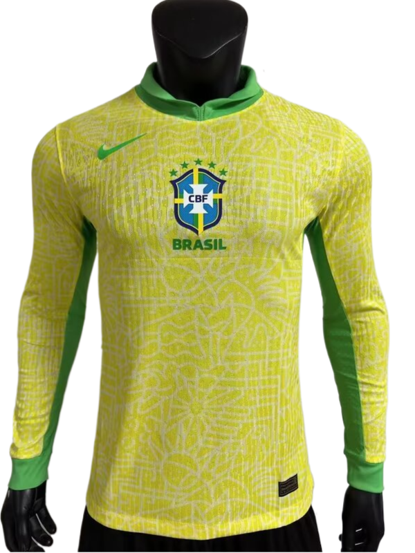 Camiseta Selección Brasil Manga Larga Copa América 2024