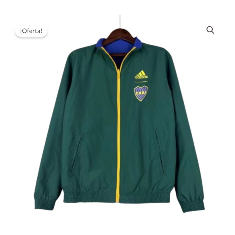 Chubasquero reversible Boca Juniors